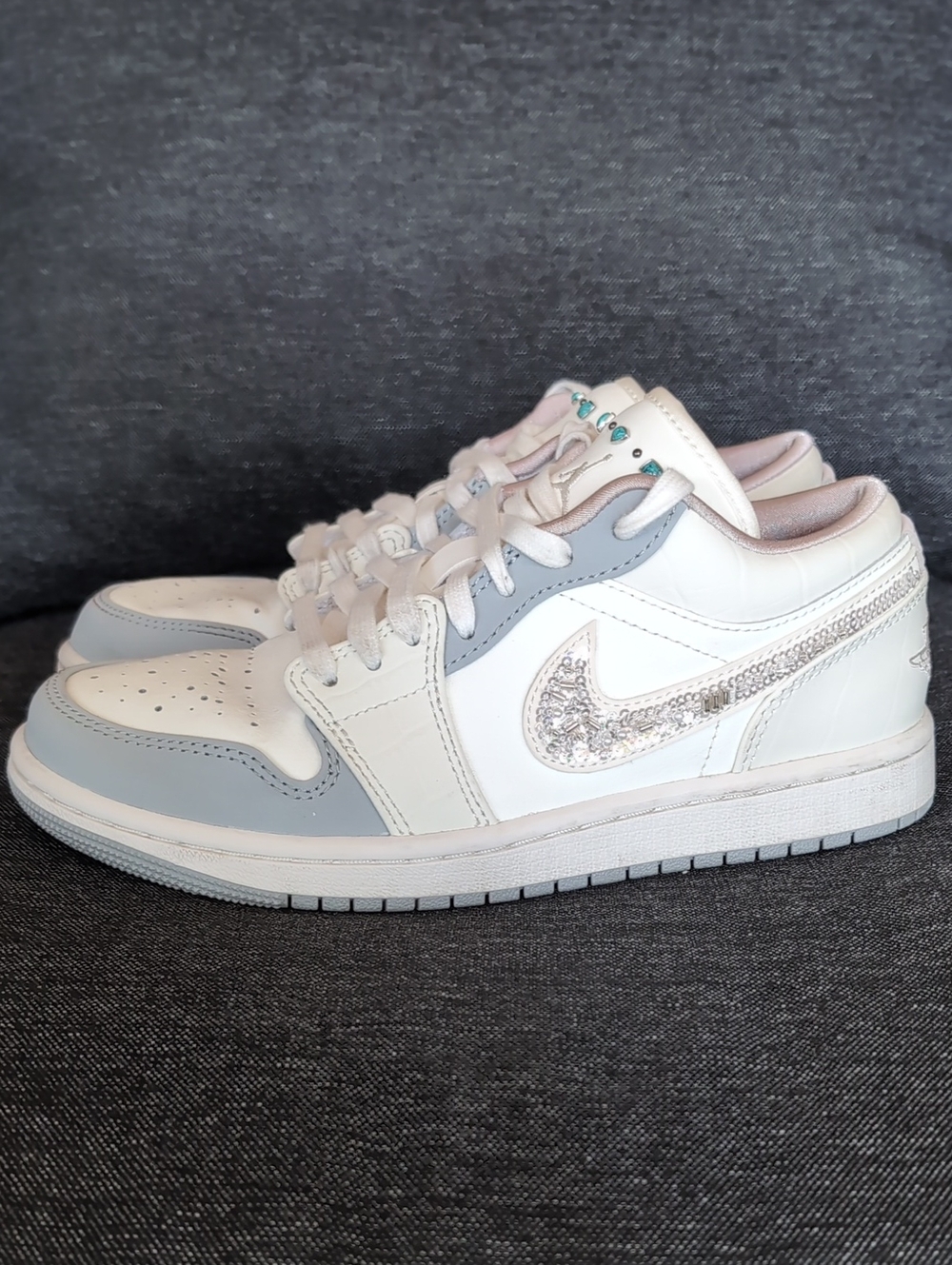 Nike Air Jordan 1 Low Sail Soft Pearl/Off Noir
